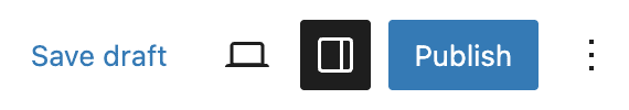 Publish button